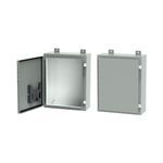 nVent HOFFMAN A423012LP A12 1-Door Medium Wall Mount Enclosure With Clamp, 42 in L x 30 in W x 12 in D, NEMA 12/13, Steel