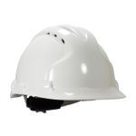JSP® 280-AHS150V-50 280-AHS150V Head Protection Hard Hat, HDPE, Polyester Textile Strap Suspension, ANSI Electrical Class Rating: Class C, ANSI Impact Rating: Type II, Wheel Ratchet Adjustment