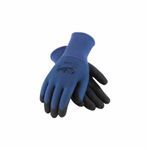 G-Tek® GP™ 34-500-XL Work Gloves, Coated Glove, Seamless Style, XL, Nitrile Palm, Nitrile, Blue/Black, Knit Wrist Cuff, Nitrile Coating, Resists: Abrasion, Cut, Puncture and Tear, Nylon Lining