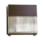 Hubbell® PVL3-150P-18-BZ-L Perimeter Wallpack With Lamp, 1 Lamp, Metal Halide Lamp, 150 W Fixture, 120/220/240/277 VAC, Dark Bronze Painted Housing Finish