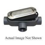 Killark® DURALOY® 5 OT-2MCG O Series Type T Conduit Body, 3/4 in Hub, 7 cu-in Capacity, Malleable Iron, Epoxy Powder Painted