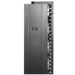 PREMISE WIRING VM620 M Series Double Sided Rack Mount Vertical Cable Manager, 84 in H x 6 in W x 21.34 in D, Steel, Black