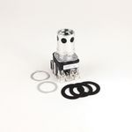 Rockwell Automation 800TC-PA16W Illuminated Pushbutton, 30.5 mm, 1NO-1NC Contact Configuration, Extended Head with Guard Operator, White
