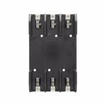 Bussmann H600 Barrier Fuse Block, 600 VAC/VDC, 61 to 100 A, 3 Poles, H, 8 to 1/0 AWG Wire
