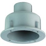 Killark® VGA-1 Splice Box, For Use With V Series Lighting, Pendant Mount, 1/2 in Hub, 3/4 in Fixture Stem, Copper-Free Aluminum, Gray
