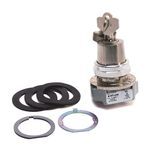 Rockwell Automation 800T-J42 Non-Illuminated Twist/Key Release Switch, 30.5 mm, Cylindrical Lock Operator