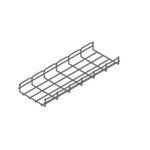 B-Line FLEXTRAY™ FT2X4X10304LSS Straight Section Wire Basket Tray, 2 in Loading Depth, 118.312 in L x 4 in W, 304 Stainless Steel