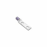 BURNDY® HYLUG™ YA1C2LN 2-Hole Compression Lug With Inspection Window, 1 AWG Stranded Copper Conductor, Die Code: 375/11, 1/2 in Stud, Tin Electro Plated Copper