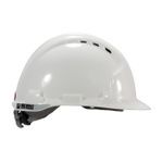 JSP® 280-AHS150V-10 MK8 Evolution® Hard Hat, SZ 6-5/8 Fits Mini Hat, SZ 8 Fits Max Hat, HDPE, Polyester Strap Suspension, ANSI Electrical Class Rating: Class C, ANSI Impact Rating: Type II, Wheel Ratchet Adjustment
