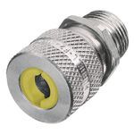 Wiring Device-Kellems SHC1027 Form 3 Standard Straight Cord Connector, 1/2 in Trade, 1 Conductor, Cable Openings: 0.63 to 0.75 in Dia, Machined Aluminum