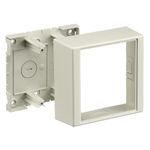 PREMISE WIRING PW1TGB 2-Gang Deep Extruded Non-Metallic Standard Undivided Device Box
