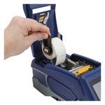 Brady® M611-AM-BT-W BradyPrinter M611 Mobile Label Printer, Thermal Transfer Print, 2 in Tape Width, 4 to 170 pt Font, AC Adapter/Rechargeable Battery Power Source, Color Touch Screen/LCD Backlight Graphic Display