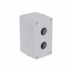 PREMISE WIRING HI24XGY 2-Port Surface Mount Box, For Use With All HI-IMPACT™ Media, Surface Mount, ABS