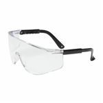 Bouton® 250-03-0000 Zenon Z28™ OTG Protective Glasses, Anti-Scratch Lens Coating, Clear Lens, Rimless Frame, Black Frame, Polycarbonate Frame, Polycarbonate Lens, Specifications Met: ANSI Z87.1