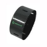 Greenlee® 825-4-1/8 Variable Pitch Hole Saw, 4-1/8 in Dia, 1-5/8 in Cutting Depth, Bi-Metal Cutting Edge, Applicable Materials: Aluminum, Fiberglass, Plastic, Steel, Tin, Wood
