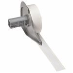 Brady® M71C-500-595-WT M Series Printer Label, 50 ft L x 1/2 in W, For Use With: BMP®71 Label Printers, B-595 Vinyl Film