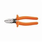 Klein® D220-7-INS Heavy Duty Hot Riveted Diagonal Cutting Plier, 1 in L x 31/32 in W x 1/2 in THK Jaw, 7-7/8 in OAL