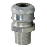 Crouse-Hinds CGFP397 Form C Cable Gland Connector, 1 in Trade, Cable Openings: 3/4 to 7/8 in, Steel, Electro-Galvanized/Chromate Treatment