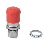 Rockwell 800FM-MT34MX02S 800F PB, 22mm Twist To Release E Stop, 30 mm Twist to Release, 2 N.C., 2 N.C., Self Monitoring, No Power Module (Lamp Type), Red, No Power Module, Metal, No Power Module, Screw Contact Block, Metal Latch Mount, No Screw