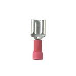 Panduit® Pan-Term® DV18-187B-CY DV-B Vibration Resistant Female Disconnect, 22 to 18 AWG Conductor, Butted Seam Barrel