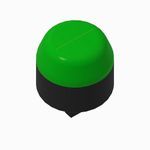 Allen-Bradley 855PD-B20LEH3822 2 Ckt Panel Mount Alarm, 240V AC, 65 mm Diameter, Half Lens, Green, Yellow, 22.5 mm Round Mounting Hole