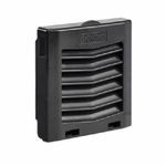 Hoffman HG0400403 MCLF Exhaust Grille Kit, ABS, Black