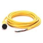 Rockwell Automation 889N-F5AEC-12F Mini-Plus Style Standard Patch Cord, 5-Pin Straight Female Connector, 12 ft Cable Length