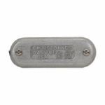 Crouse-Hinds Condulet® 570F Form 7 Wedgenut Blank Cover, 1-1/2 in Hub, For Use With: Condulet® Rigid Conduit Bodies, Sheet Aluminum