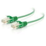 Quiktron® 576-RD20-005 Q-Series Booted Patch Cord, Cat 6, 28 AWG, RJ45 Male to Male Connector, 5 ft L Cord, Green