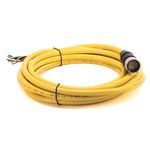 Rockwell Automation 889M-FX9AE-5 9-Conductor Standard Patch Cord, M23 Connector, 12-Pin Straight Female Connector, 16.4 ft Cable Length
