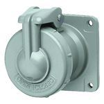 Killark® VersaMate® VR641 Heavy Duty Style I Pin and Sleeve Receptacle, 600 VAC, 250 VDC, 60 A, 4 Poles, 4 Wires, Gray