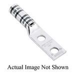 Panduit® Pan-Lug™ LCC350-38DW-X 2-Hole Lug Compression Connector, 350 kcmil, Die Code: P71, 3/8 in Stud, Tin Plated Copper