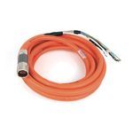 Rockwell Automation Kinetix Single Cable 18 AWG AWG, Standard, Non-flex, Single Motor Power With Brake Wires, 05 meters