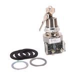 Rockwell Automation 800T-H3103B Non-Illuminated Selector Switch, 30.5 mm, 2NO-2NC Contact Configuration