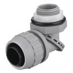 PREMISE WIRING SwivelLok® PS0759NGY Male Multi-Position Non-Metallic Standard Liquidtight Connector, 3/4 in Trade, For Use With PolyTuff® Non-Metallic Conduit, Nylon, Smooth