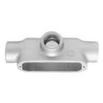 Appleton® UNILETS™ T150-M Type T Conduit Outlet Body, 1-1/2 in Hub, 35 Form, 36 cu-in Capacity, Malleable Iron, Triple Coated