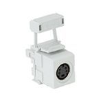 QuickPort® 40734-SVW S-Video Adapter, Type 110 End A, Female End B, White
