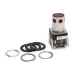 Rockwell Automation 800T-QA24R Illuminated Pushbutton, 30.5 mm, 1NO-1NC Contact Configuration, Extended Head with Guard Operator, Red