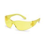 Gateway Safety® 3675 StarLite® SM Unisex Safety Glasses, Scratch-Resistant Lens Coating, Amber Lens, Frameless/Wraparound Frame, Amber Frame, Polycarbonate Lens, Specifications Met: ANSI Z87.1