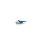 Quiktron® C2G® 00800 Snagless STP Patch Cord, Category: Cat 6, 26 AWG Stranded Bare Copper Conductor, 8P8C RJ45 Male Connector, 10 ft Cord Length