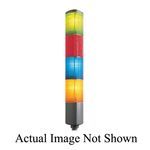 Edwards Signaling™ 102LS-FLEDR-N5 Flashing Stack Light Module, 120 VAC, LED Lamp, 3 in Dia, Panel/Surface Mounting, Red, Specifications Met: UL 1638, cUL Listed