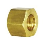 Midland Industries 18037 Tube Nut, 3/8 in, Compression, Brass