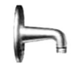 Appleton® REA™ REA-1-BR Wall Bracket, For Use With: 150 W Incandescent Luminaires, Specifications: 1/2 in Male Stem Hub