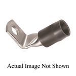 BURNDY® INSULUG™ YAEV4CRH YAEV-RH 1-Hole 90 deg Insulated Compression Terminal, 8 AWG Solid/Stranded Copper Conductor, Die Code: 437, 1/4 in Stud, Tin Plated Copper