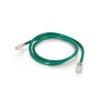 Quiktron® 566-120-003 Value Series Non-Booted Patch Cord, Category: Cat 6, 24 AWG 4-Pair Solid Copper Conductor, RJ45 Male to Male Connector, 3 ft Cord Length, Green