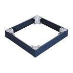 Hoffman P2BP186 P40 Fully Sealed Plinth Base, 100 mm H x 799 mm W x 564 mm D, For Use With ProLine™ G2 800 x 600 mm Modular Enclosure Frame, Steel, Black