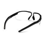 Pyramex® SB9210ST * Flex-Zone® Safety Glasses, H2X Anti-Fog/Scratch-Resistant Lens Coating, Clear Lens, Black Frame, Nylon Frame, Polycarbonate Lens, Specifications Met: ANSI Z87.1
