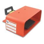 LINEMASTER® 592-EX Form C Heavy Duty Single Pedal Foot Switch, 125 to 250 VAC, 10/15 A, 3/4 hp, 1 hp Power