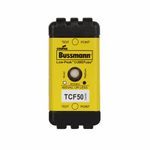 Bussmann CUBEFuse™ TCF50 Time Delay Fuse, 50 A, 600 VAC/300 VDC, 300/100 kA Interrupt, Class: CF, Square Body
