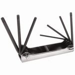 Klein® 70586 Key Set, 7 Piece, T10 to T40 Torx, Alloy Steel, Nickel Polished Chrome